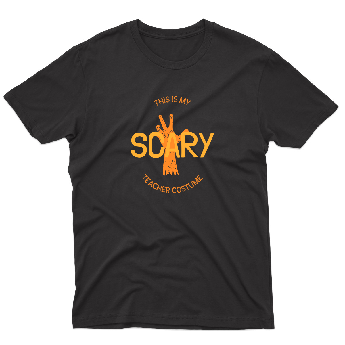 This Is My Scary Teacher Costume Men's T-shirt | Black