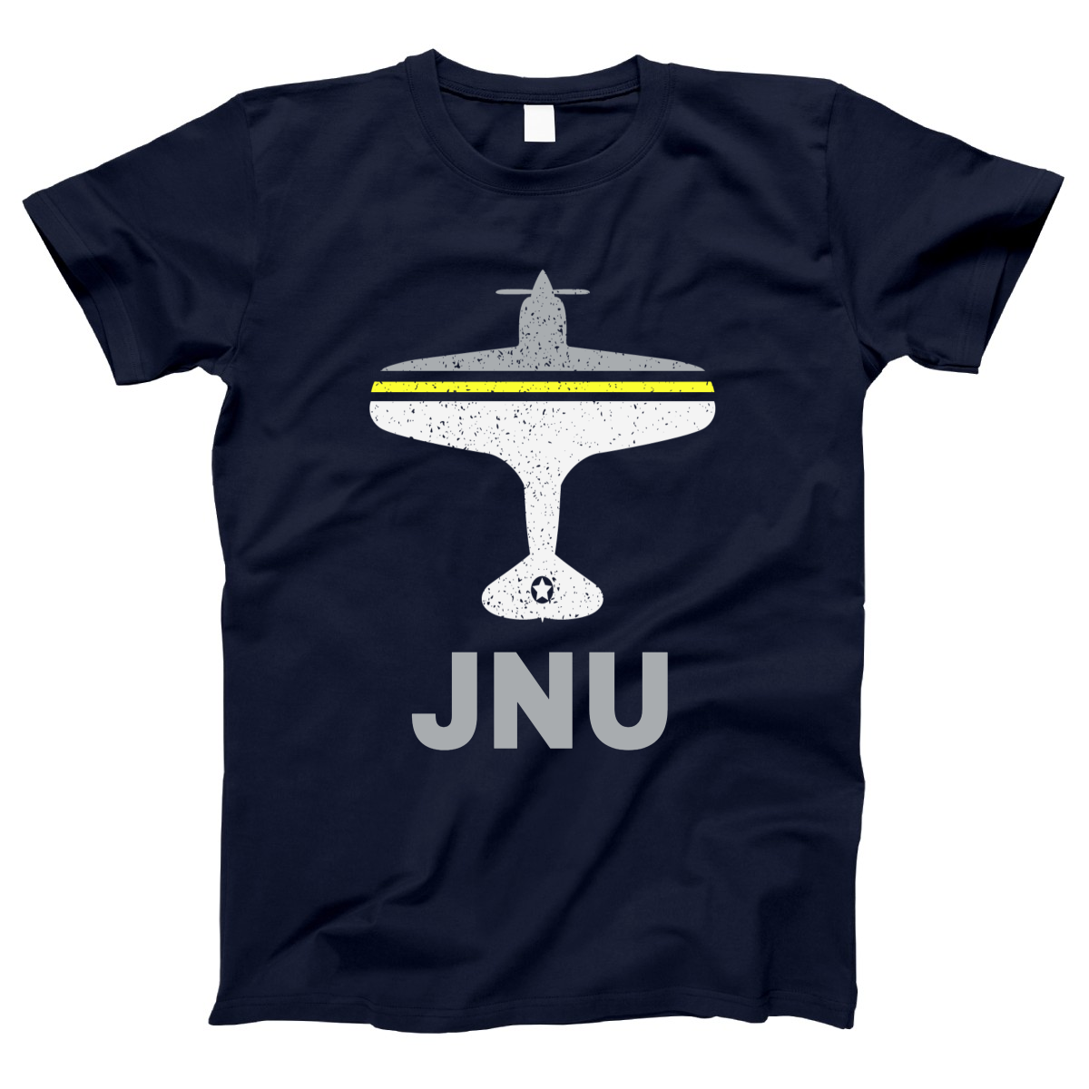 Fly Juneau JNU Airport Women's T-shirt | Navy