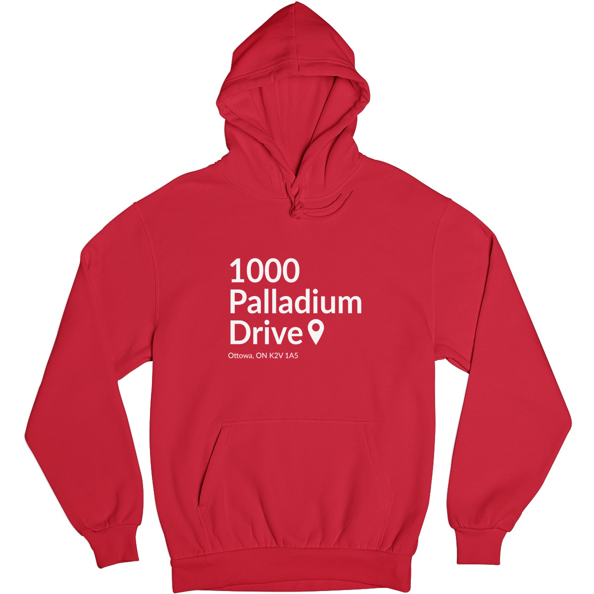 Ottawa Hockey Stadium Unisex Hoodie | Red