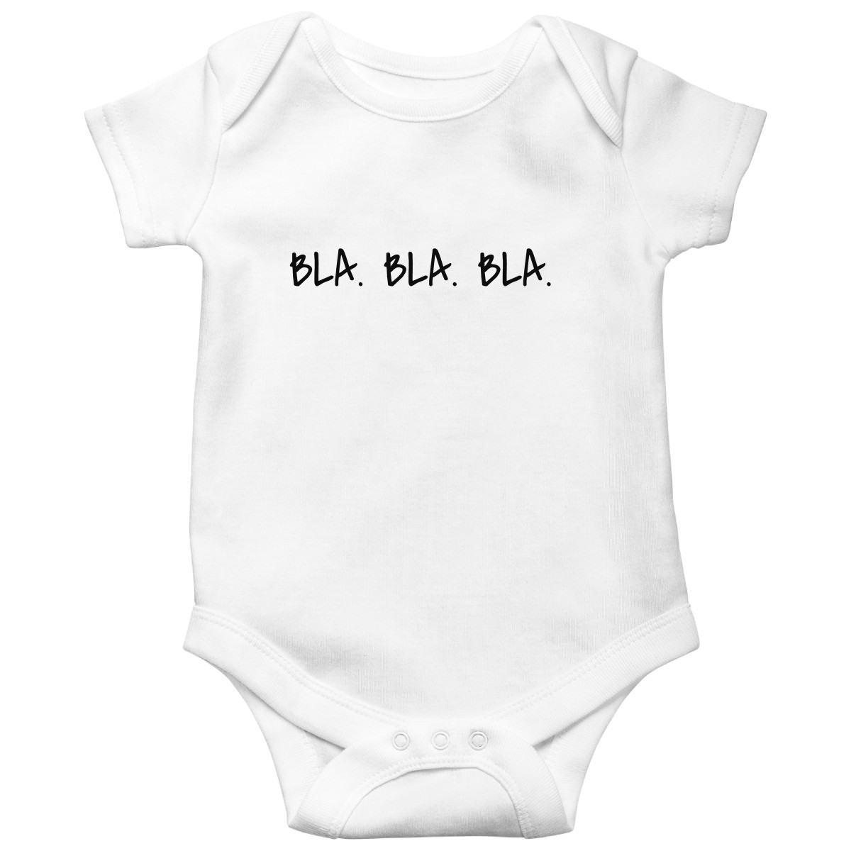 BLA BLA Baby Bodysuits | White
