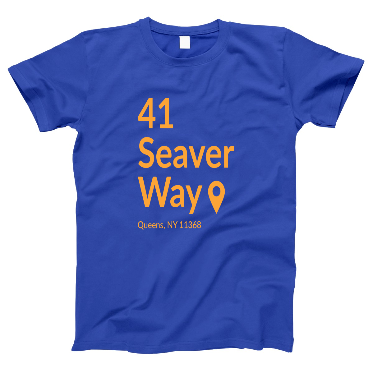 New York Baseball Stadium QNY Women's T-shirt | Blue