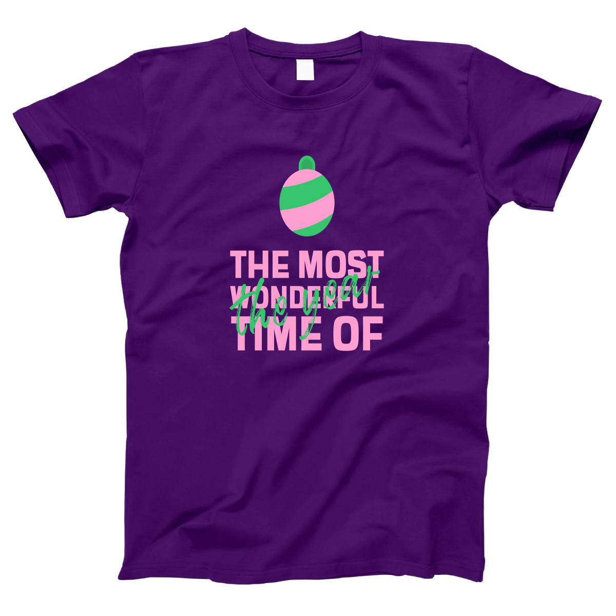 The Most Wonderful Time of the Year Women's T-shirt | Purple
