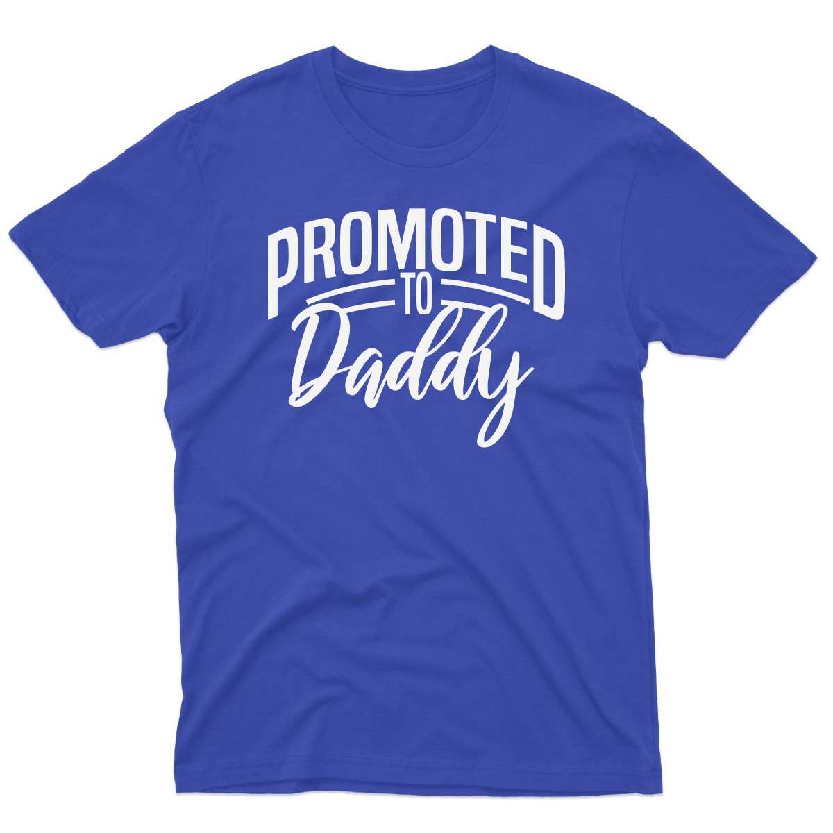 Promoted to daddy Men's T-shirt | Blue