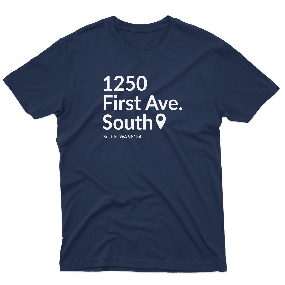 Seattle Baseball Stadium Men's T-shirt | Navy