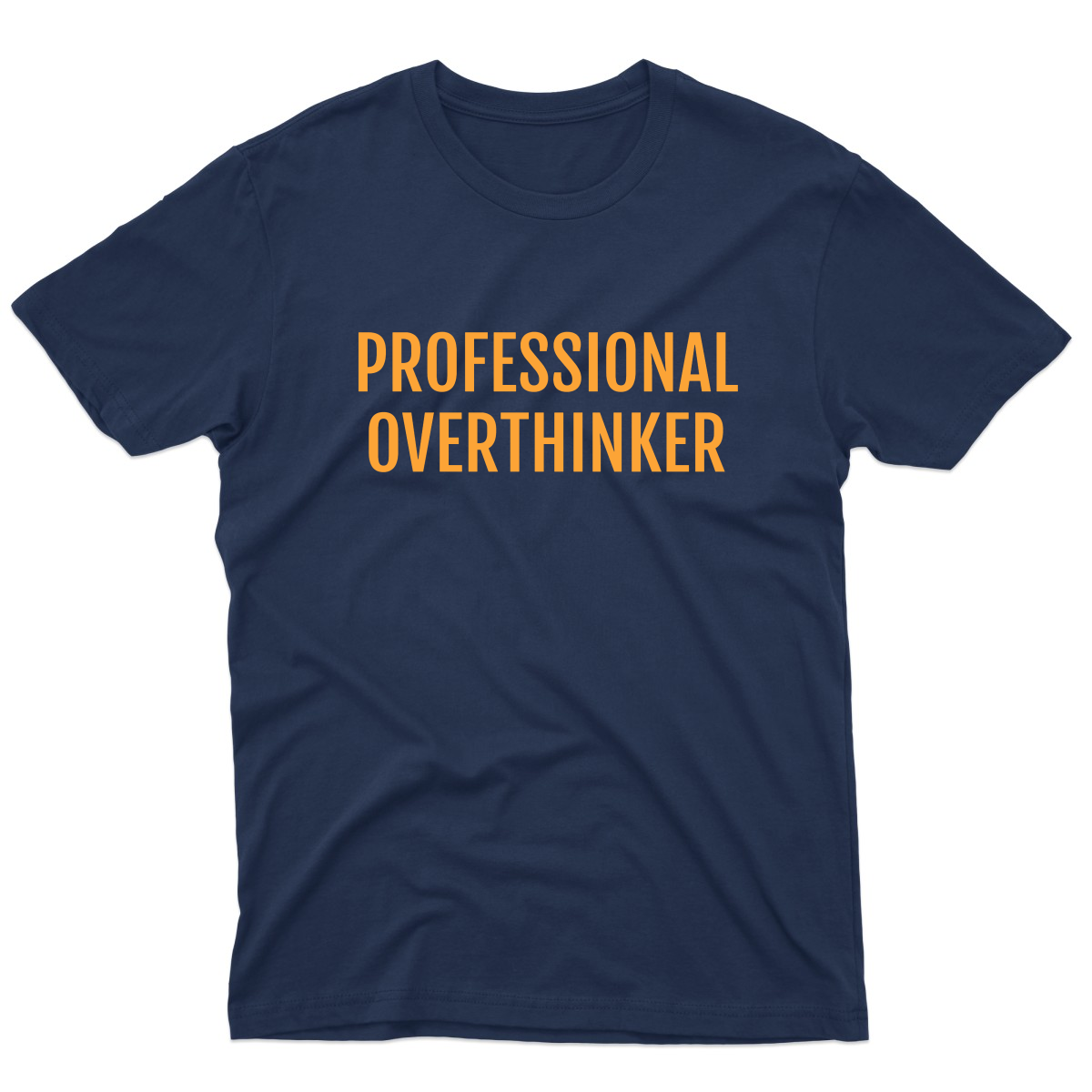 Professional Overthinker Men's T-shirt | Navy