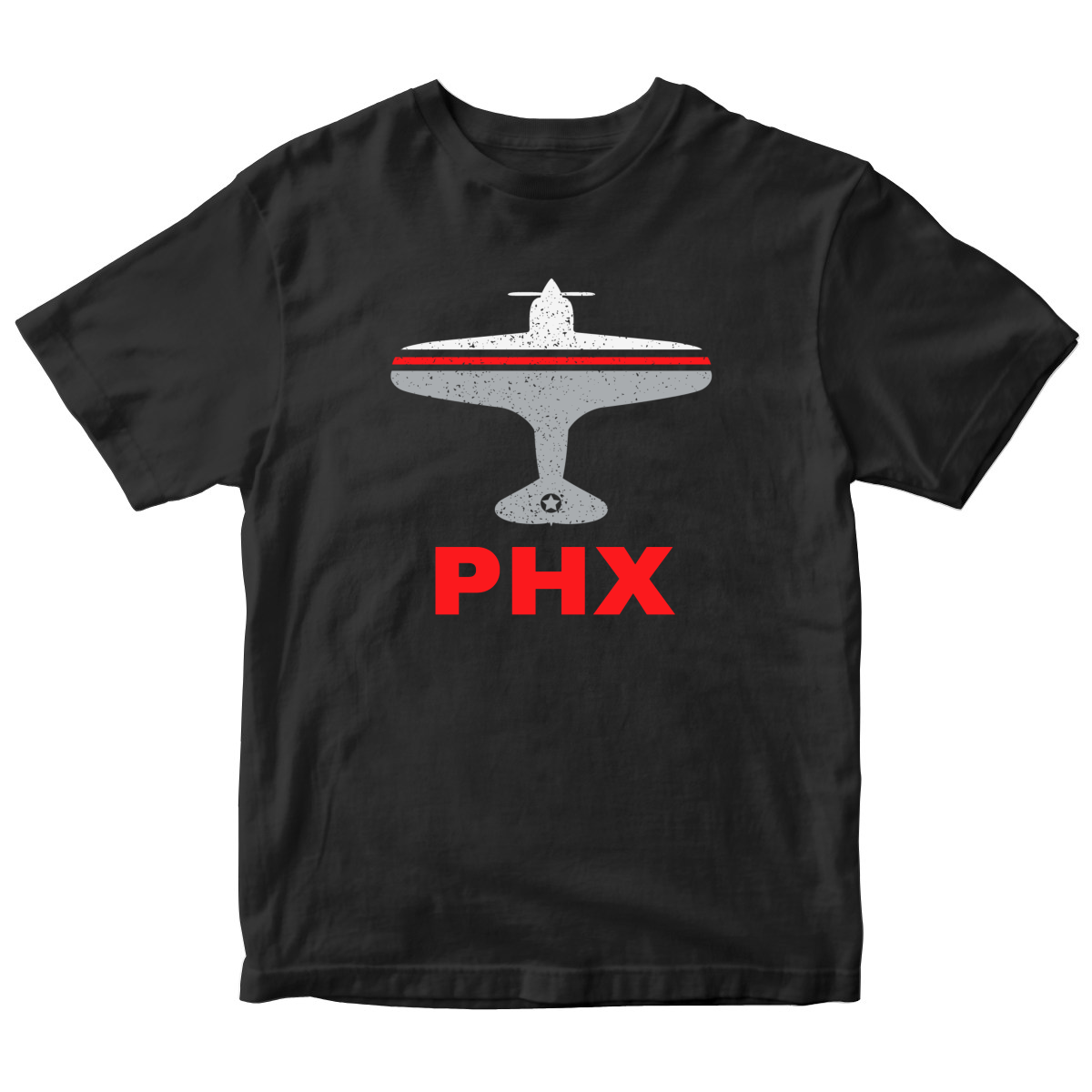 Fly Phoenix PHX Airport  Kids T-shirt | Black
