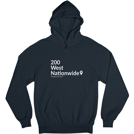 Columbus Hockey Stadium Unisex Hoodie | Navy