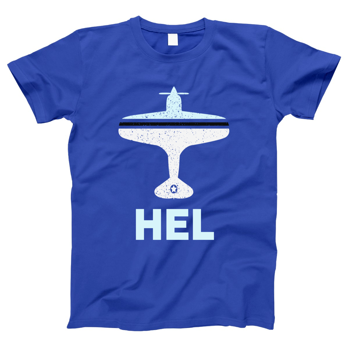 Fly Helsinki HEL Airport Women's T-shirt | Blue
