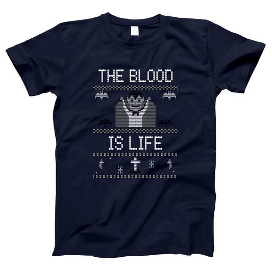 The Blood Is Life Women's T-shirt | Navy