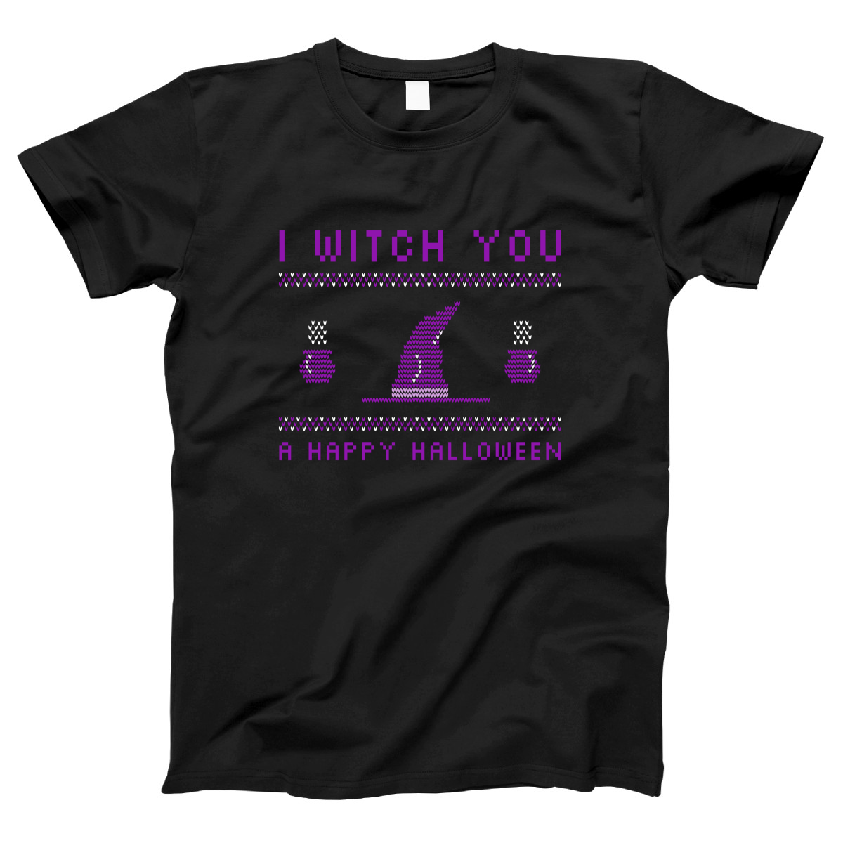 I Witch You a Happy Halloween Women's T-shirt | Black
