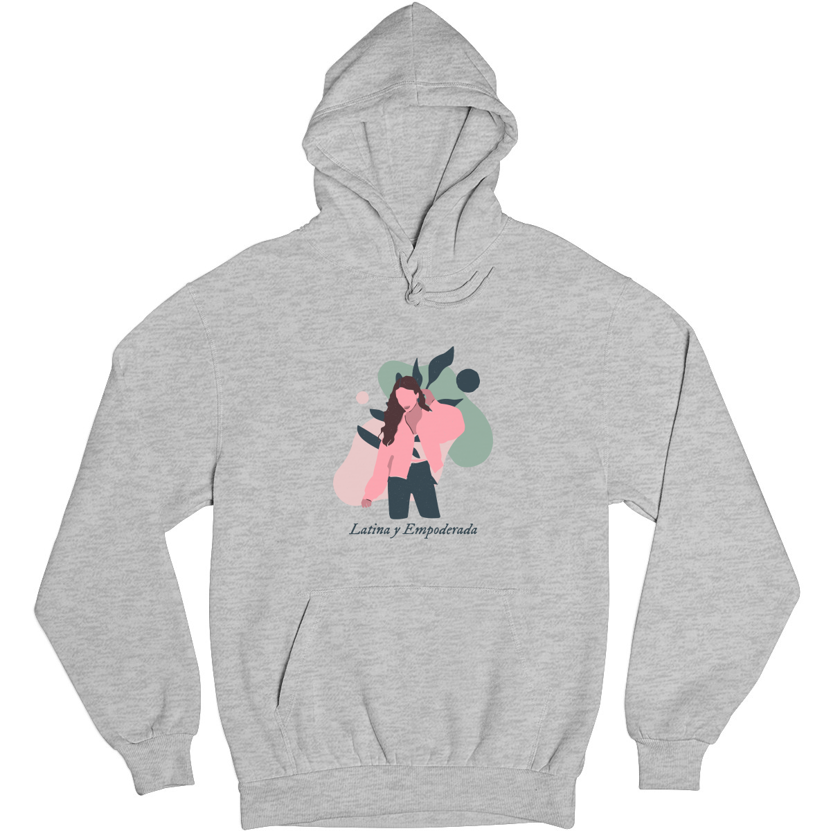 Latina y Empoderada  Unisex Hoodie | Gray