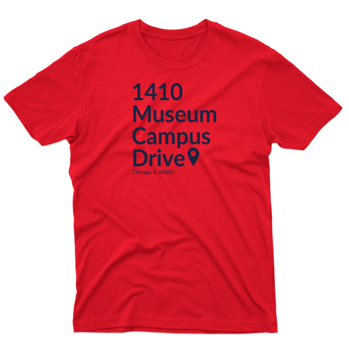 Chicago Football Stadium Men's T-shirt | Red