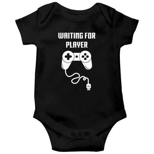 Waiting For Player Maternity Baby Bodysuits | Black