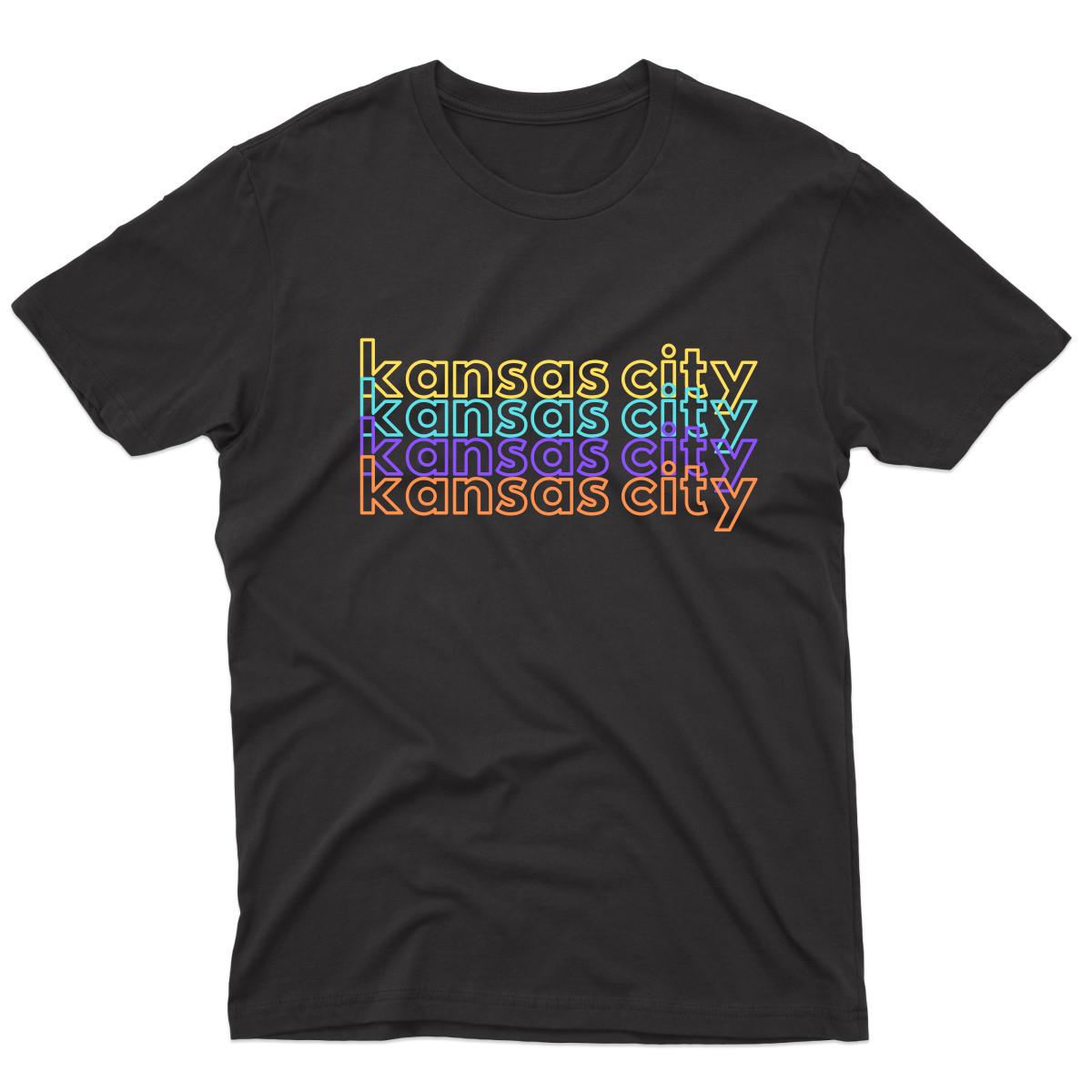 Kansas City Men's T-shirt | Black