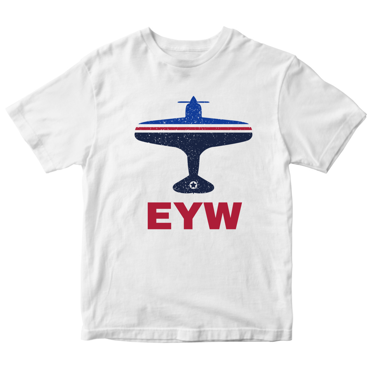 Fly Key West EYW Airport Kids T-shirt | White