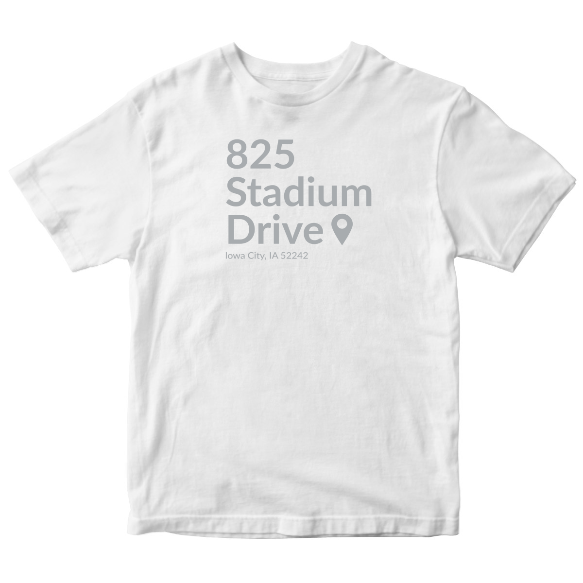 Iowa Football Stadium Kids T-shirt | White