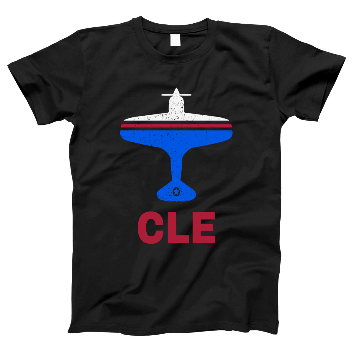 Fly Cleveland CLE Airport Women's T-shirt | Black