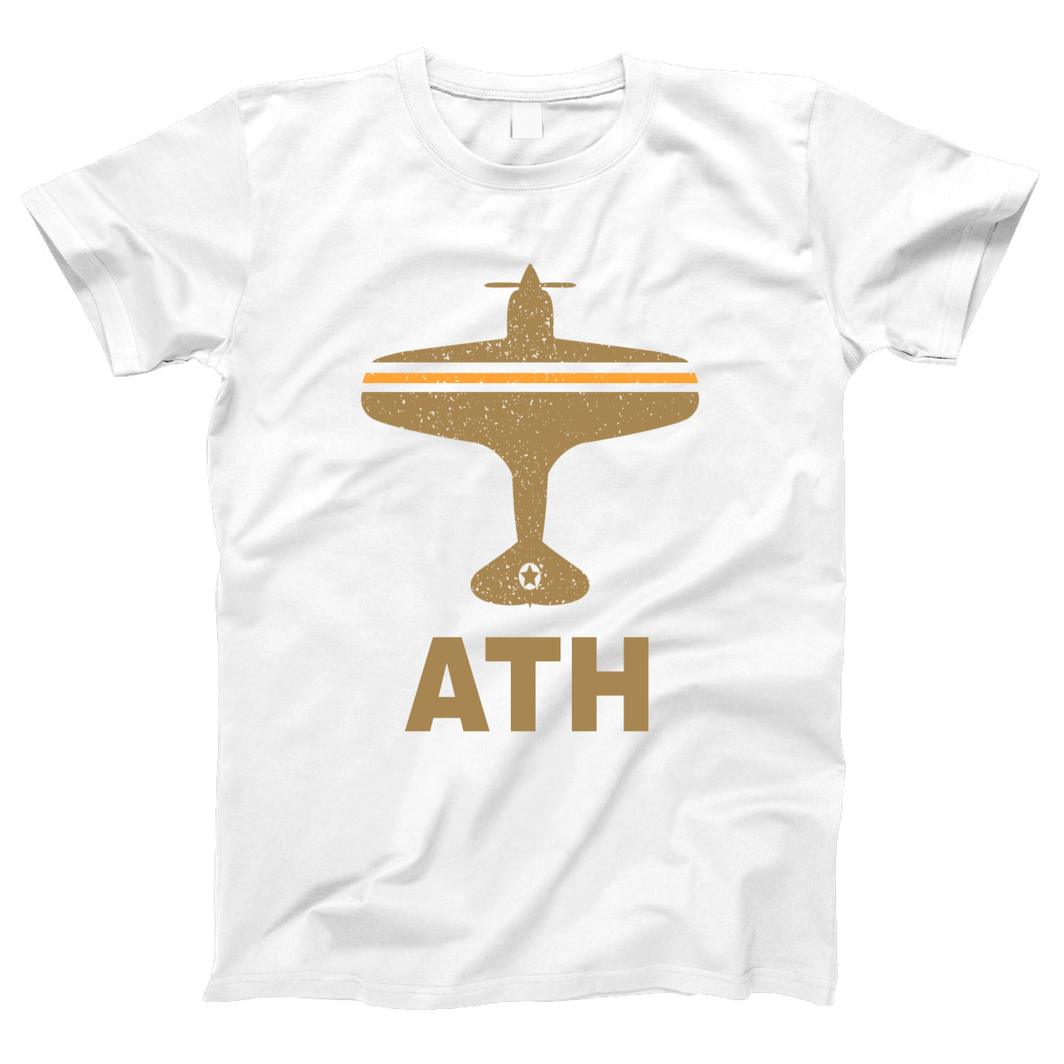 Fly Athens ATH Airport Women's T-shirt | White