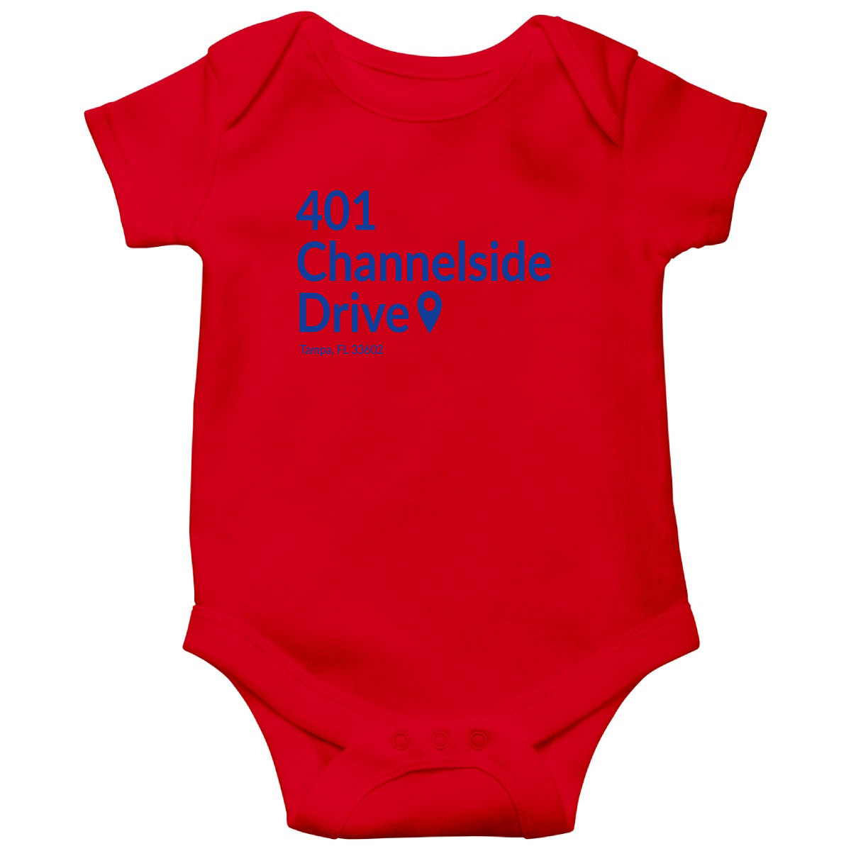 Tampa Bay Hockey Stadium Baby Bodysuits | Red