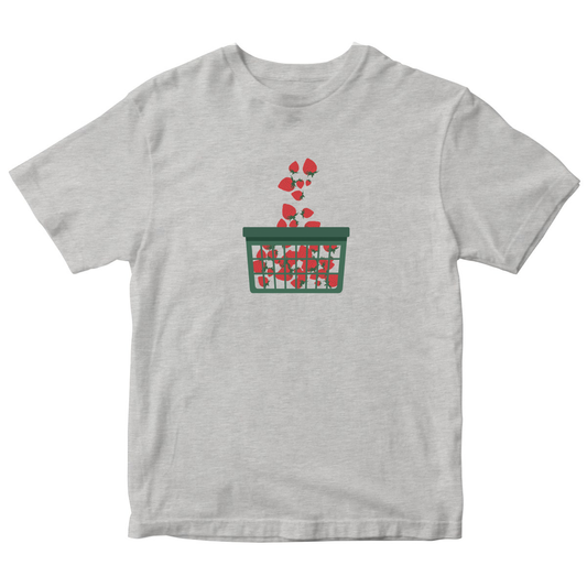 Strawberry  Kids T-shirt | Gray