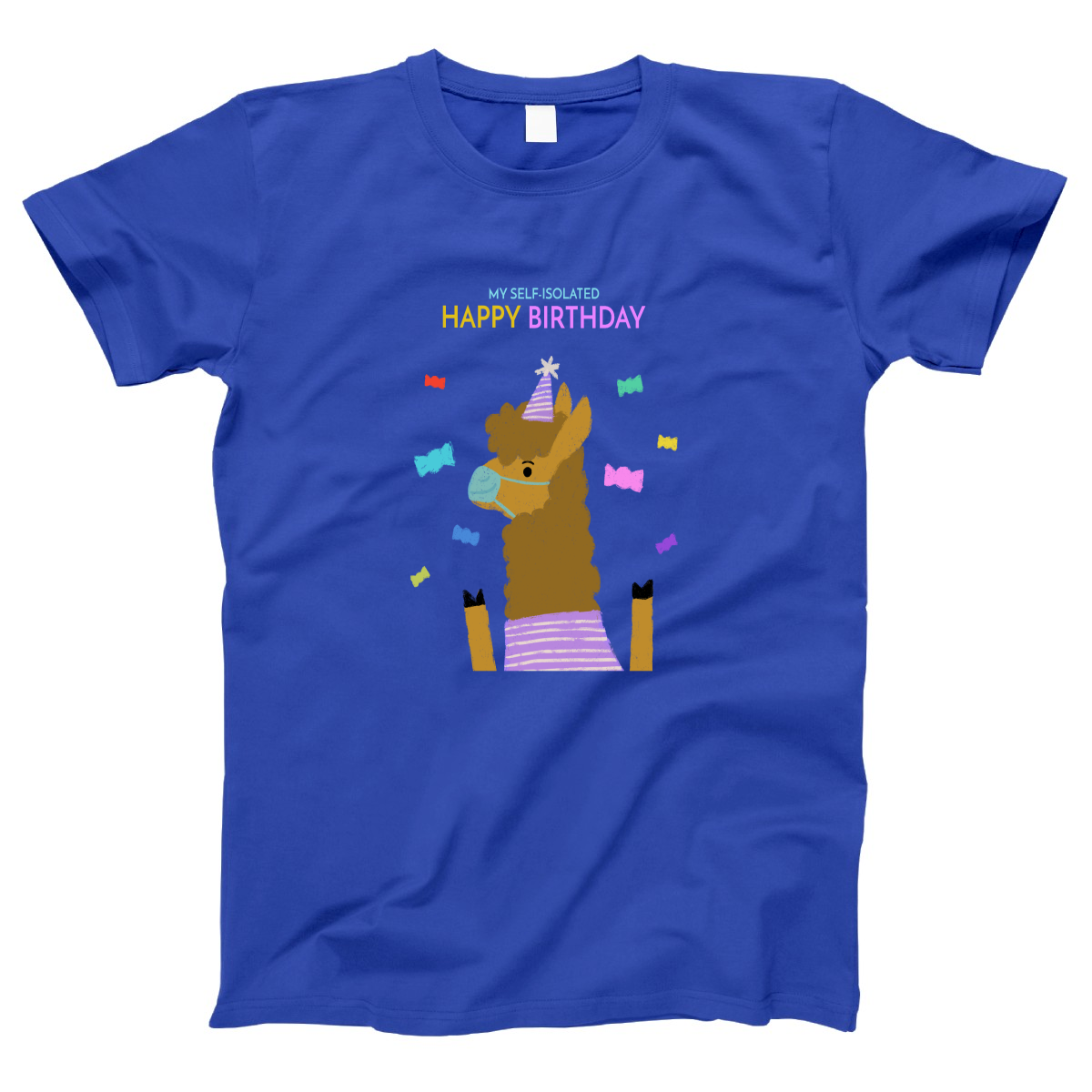 My Self Isolated Women's T-shirt | Blue