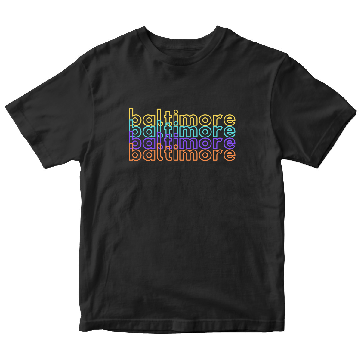 Baltimore Kids T-shirt | Black