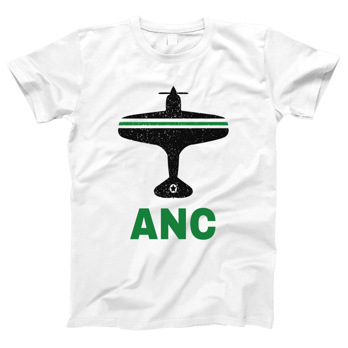 Fly Anchorage ANC Airport Women's T-shirt | White