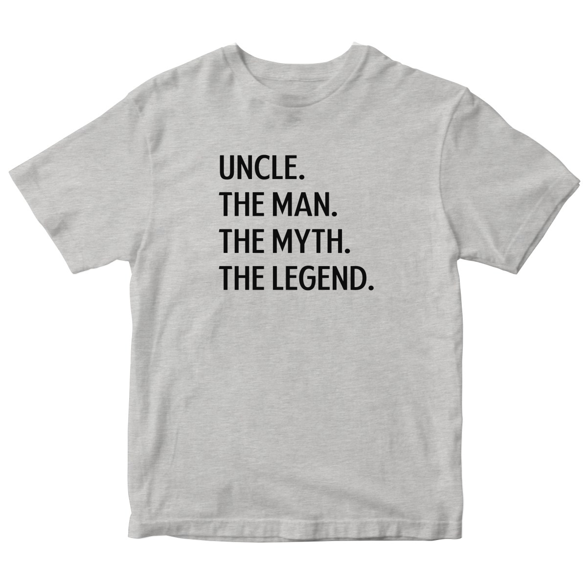 Uncle The Man The Myth The Legend Toddler T-shirt | Gray