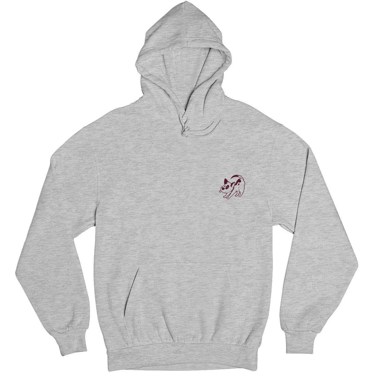 Bull Terrier  Unisex Hoodie | Gray