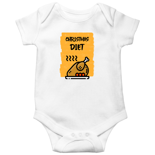 Christmas Diet Baby Bodysuits