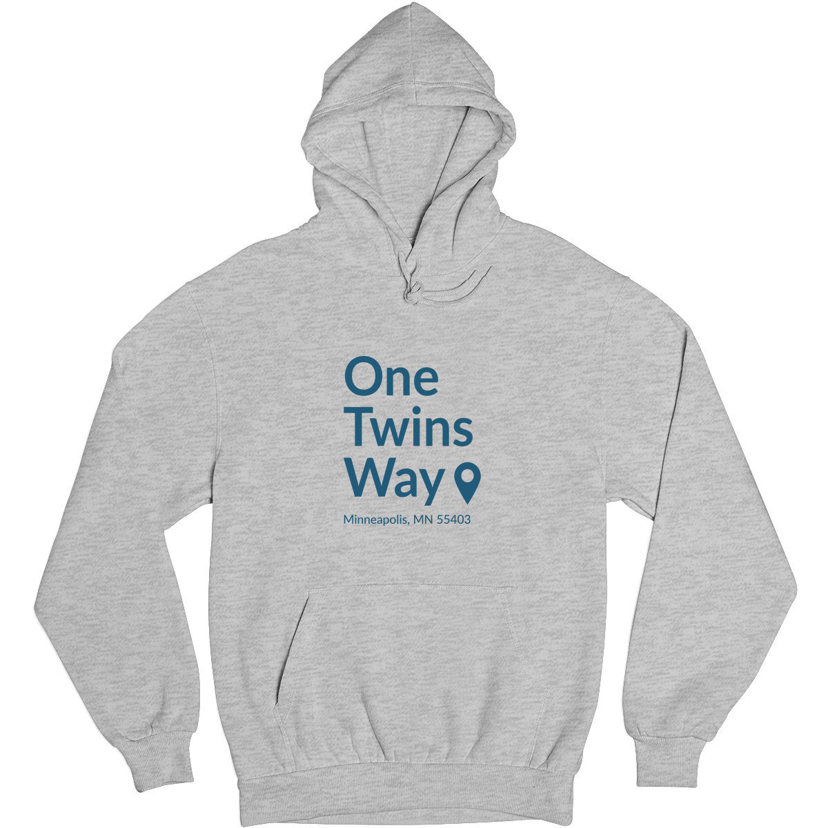 Minnesota Baseball Stadium Unisex Hoodie | Gray