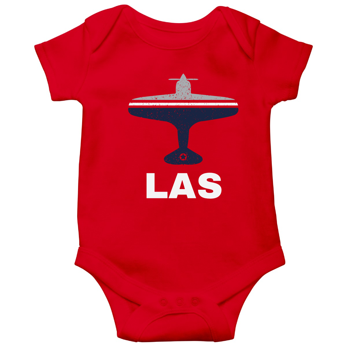 Fly Las Vegas LAS Airport Baby Bodysuits | Red