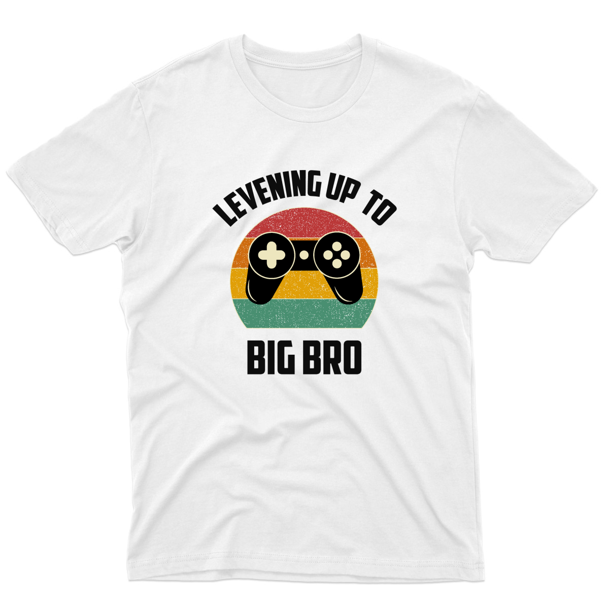 Leveling Up To Big Bro-2 Men's T-shirt | White