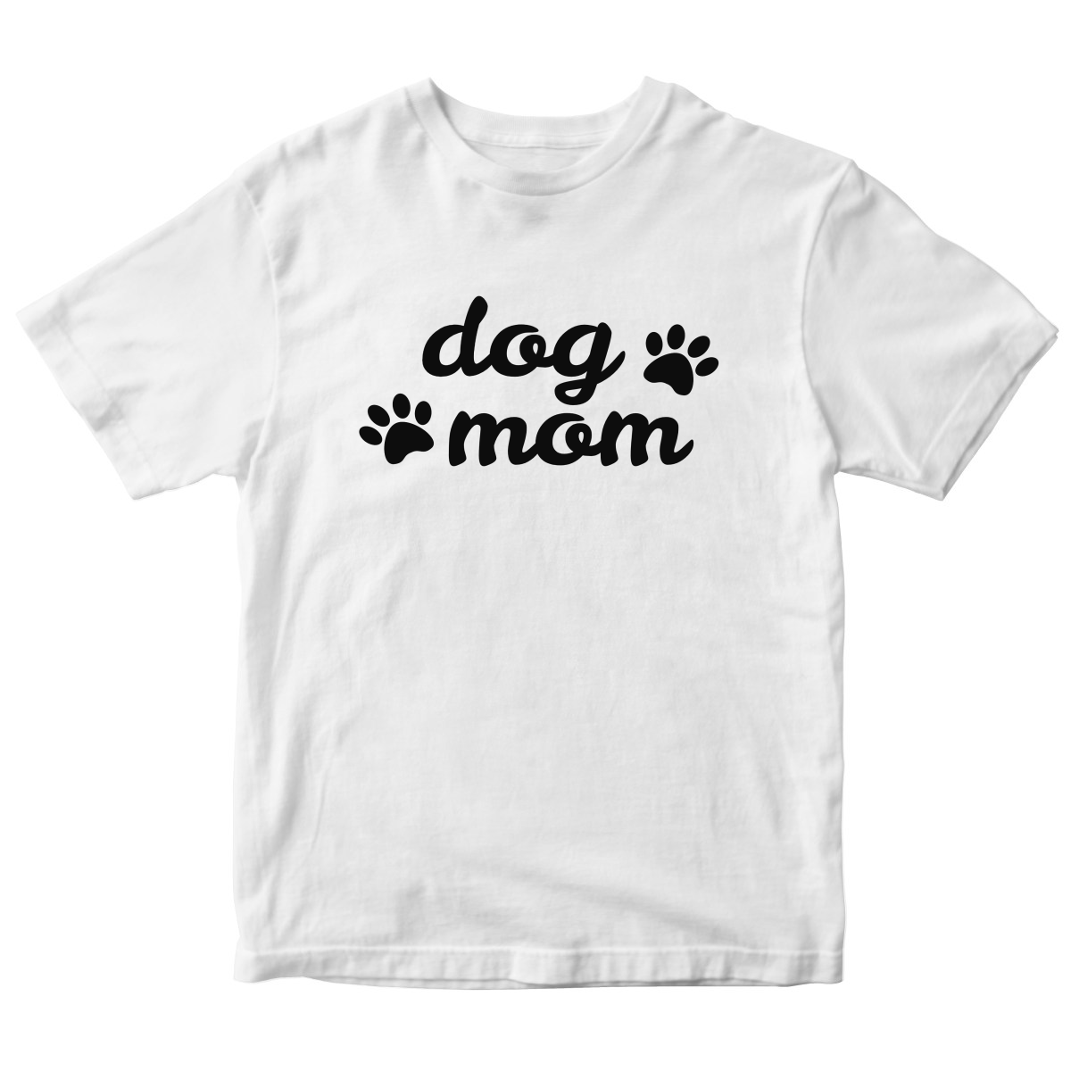 Dog Mom Kids T-shirt | White