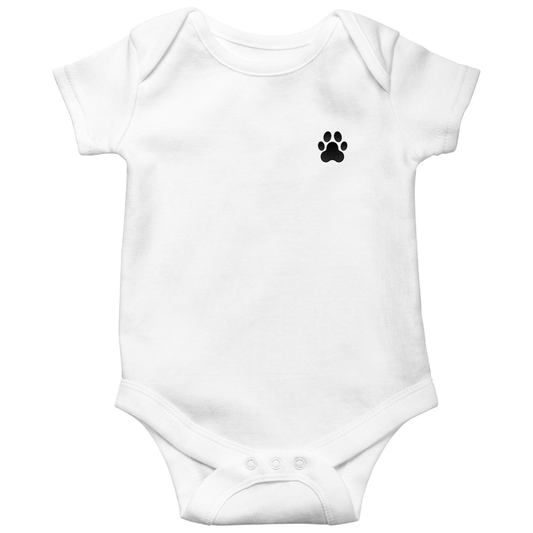 Paw Baby Bodysuits | White