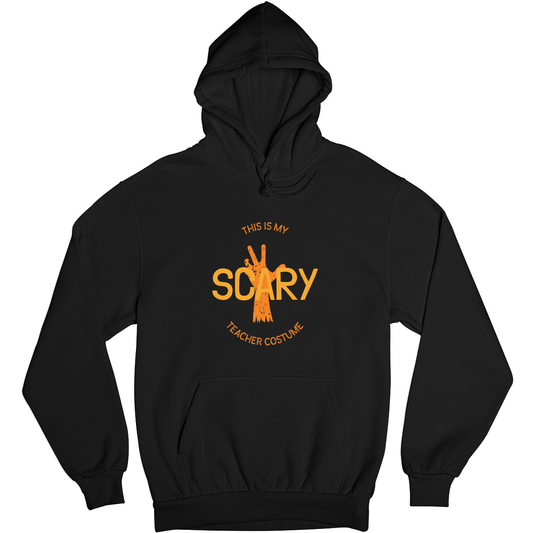 This Is My Scary Teacher Costume Unisex Hoodie | Black