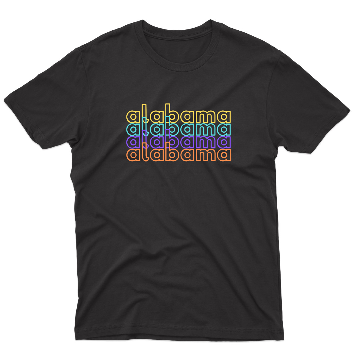 Alabama Men's T-shirt | Black