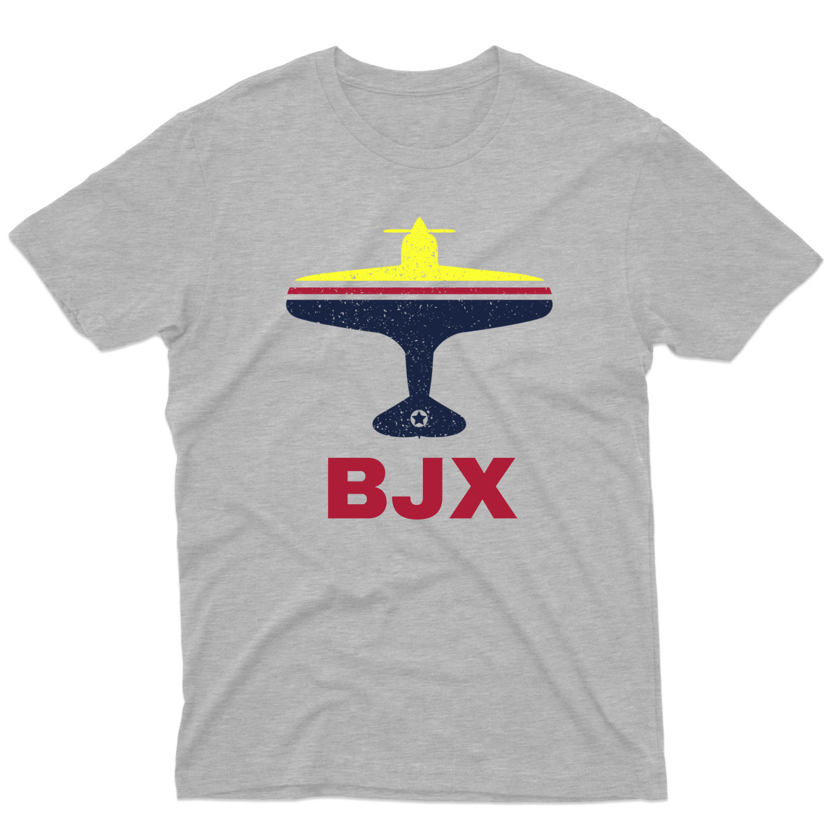 FLY Guanajuato BJX Airport Men's T-shirt | Gray