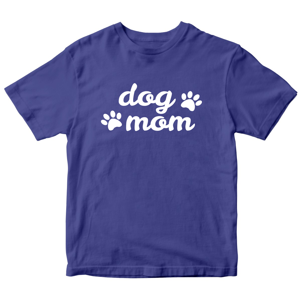 Dog Mom Kids T-shirt | Blue