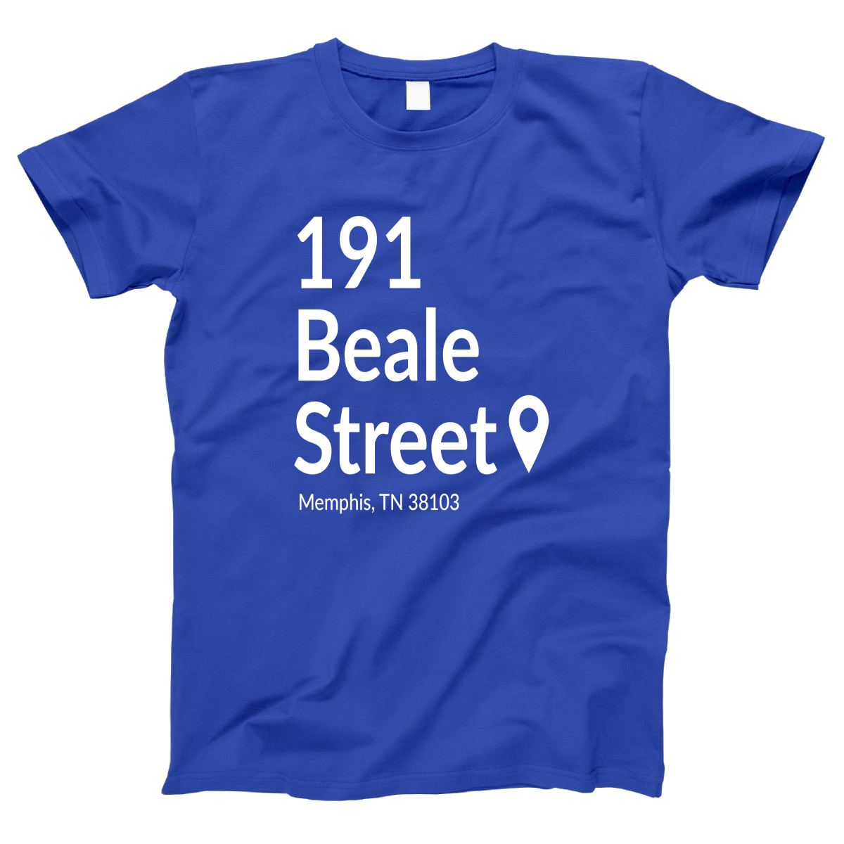 Memphis Basketball Stadium Women's T-shirt | Blue