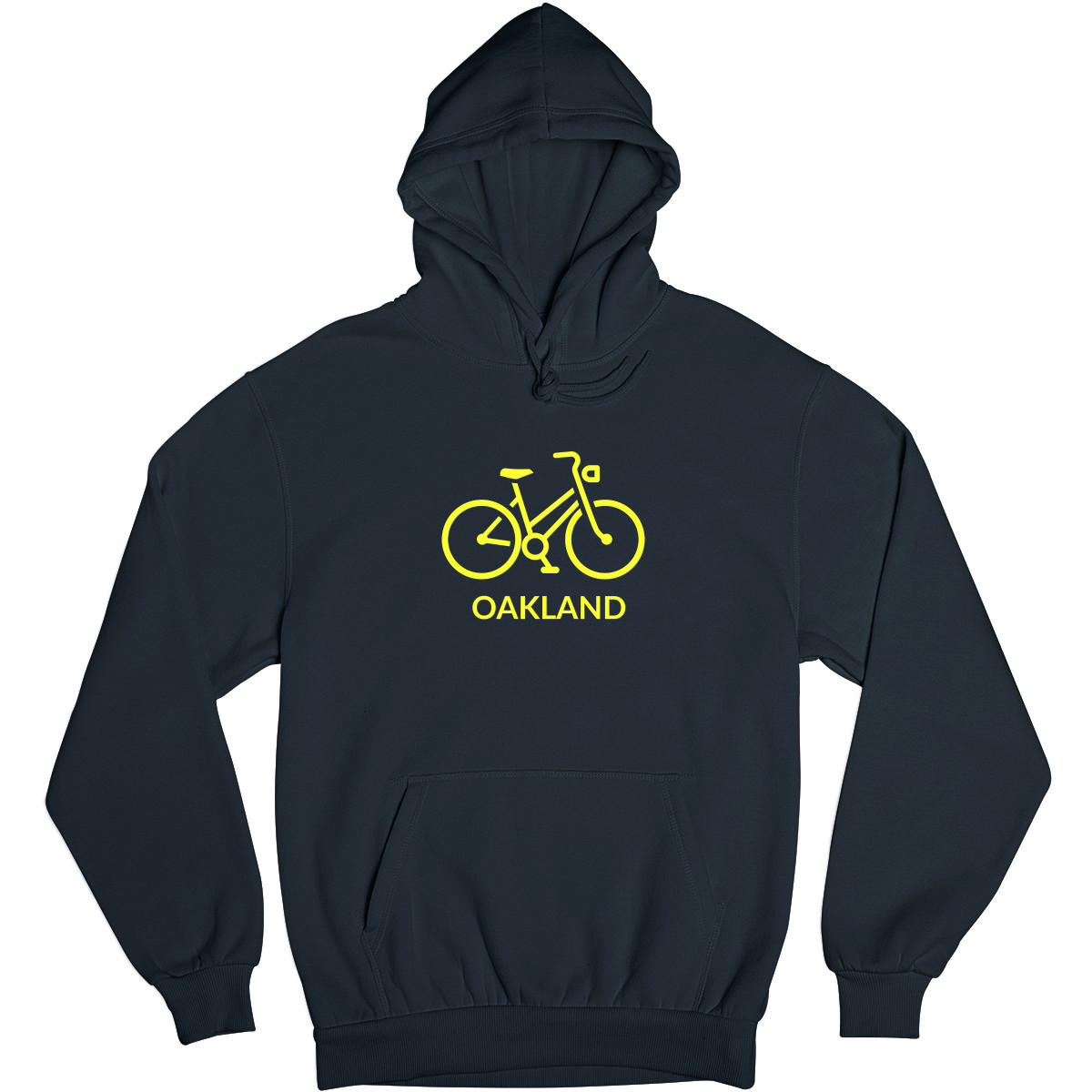 Bike Oakland Represent Unisex Hoodie | Navy