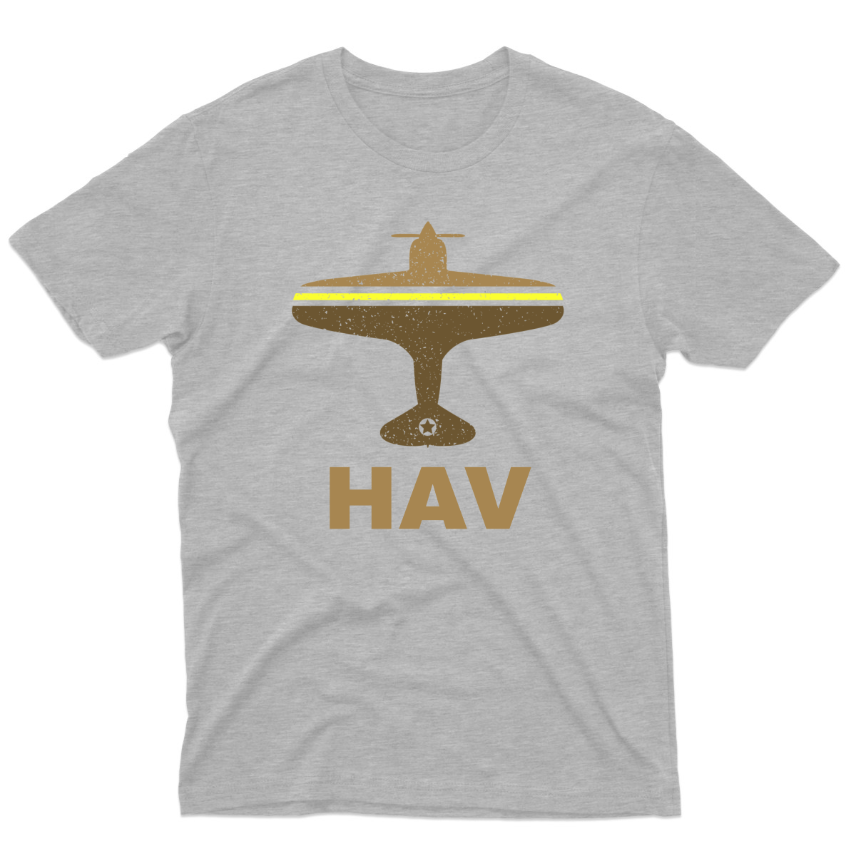 Fly Havana HAV Airport Men's T-shirt | Gray