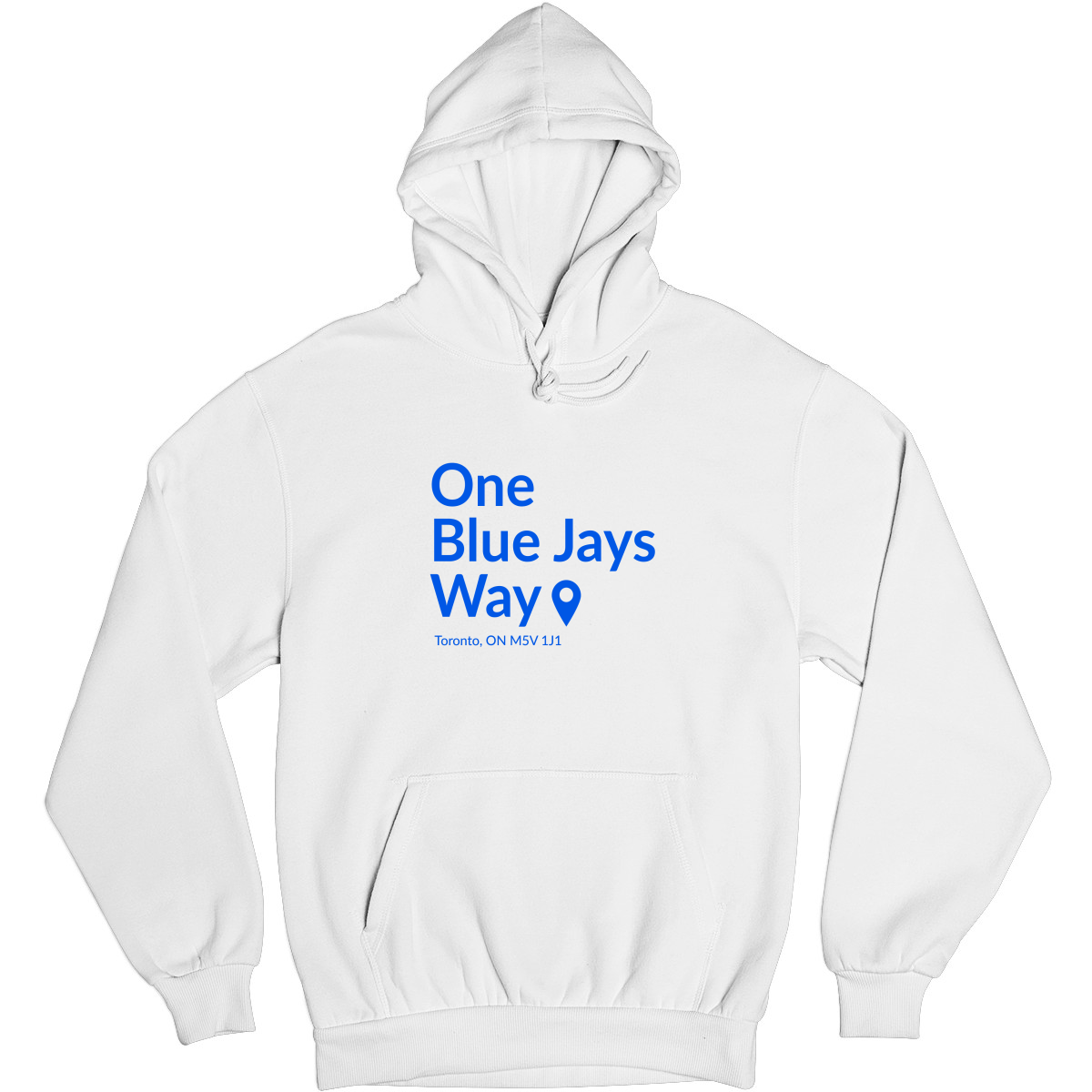 Toronto Baseball Stadium Unisex Hoodie | White