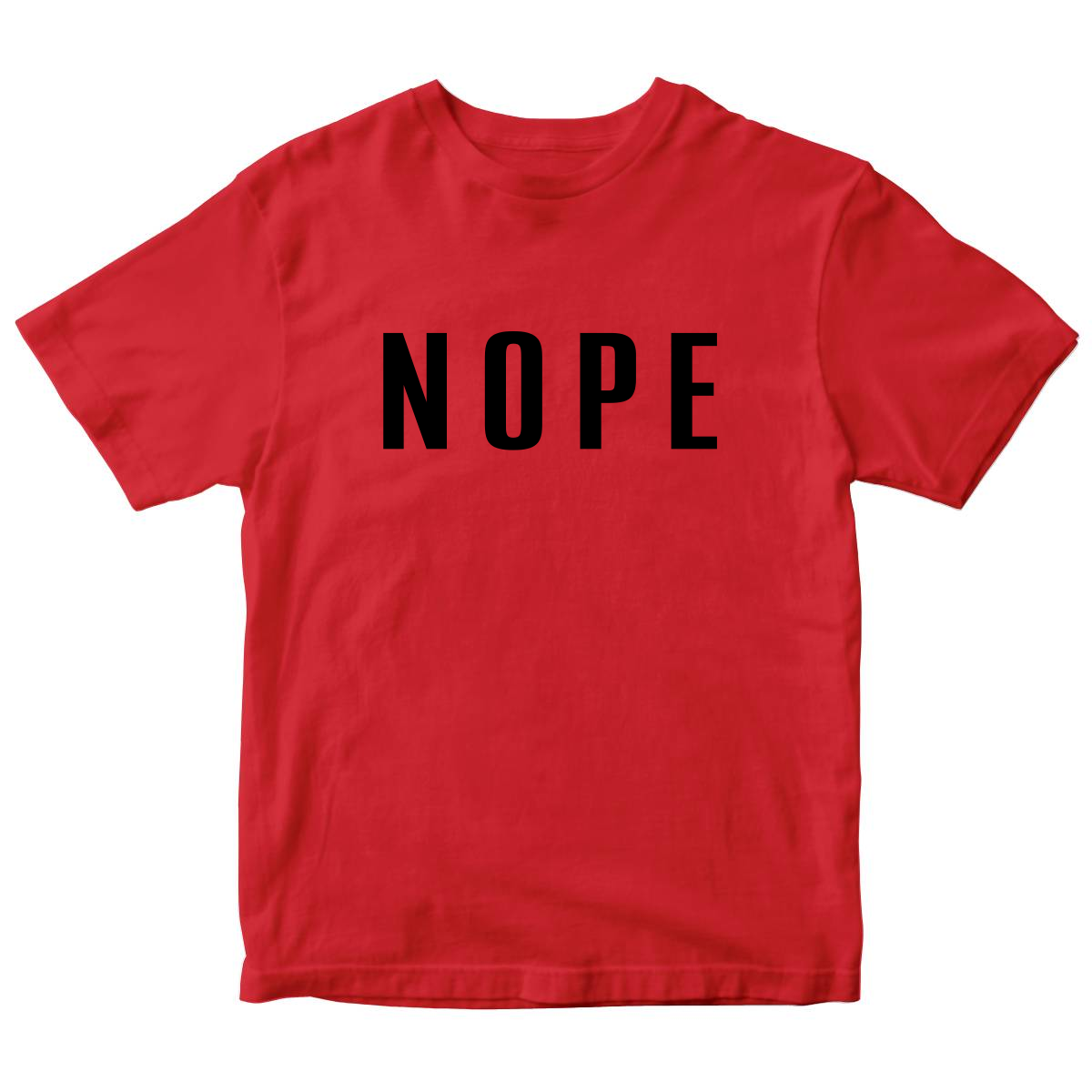 Nope Kids T-shirt | Red