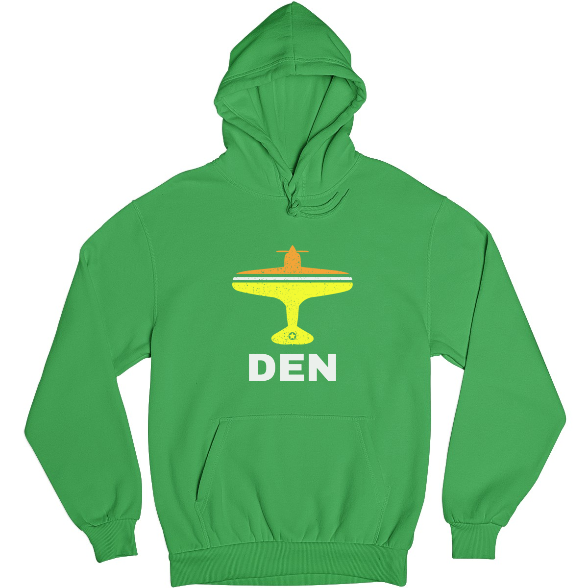 Fly Denver DEN Airport Unisex Hoodie | Green