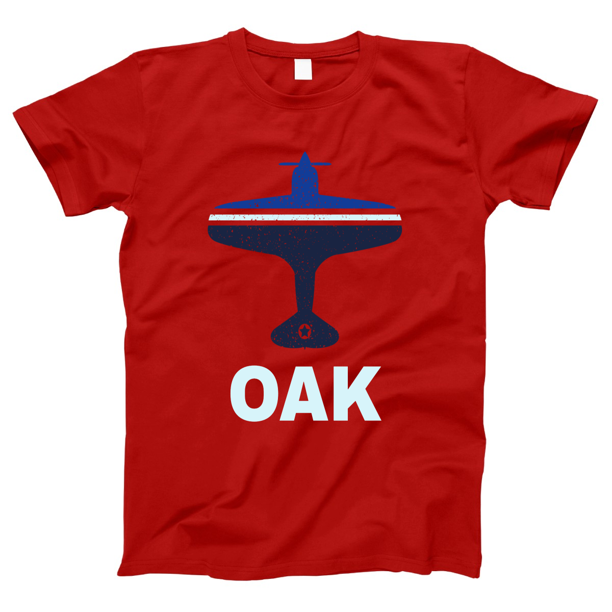 Fly Oakland OAK Airport Women's T-shirt | Red