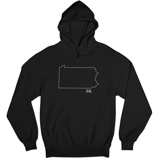 Pennsylvania Unisex Hoodie | Black