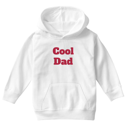 Cool Dad Kids Hoodie | White