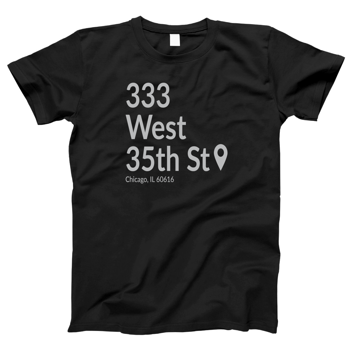 Chicago Baseball Stadium South Side Women's T-shirt | Black