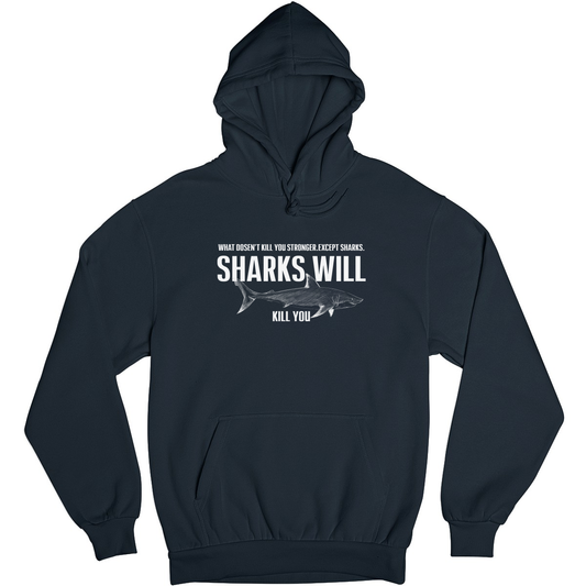 Sharks Unisex Hoodie | Navy